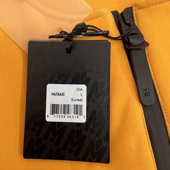 GIA Agile 360 fitted ski pants with suspenders color-block Sunset Women’s L NEW - Picture 11 of 16